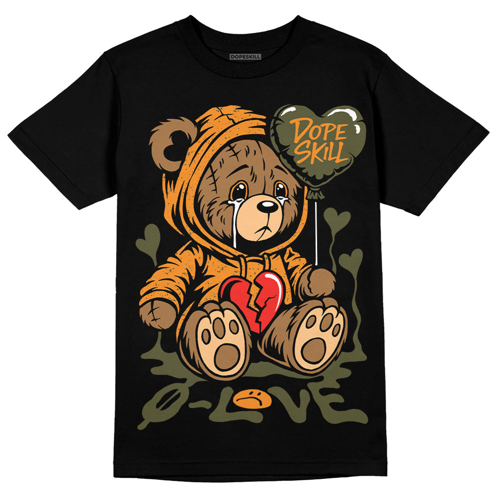 Olive 5s superstreetwear T-Shirt Broken Bear Graphic
