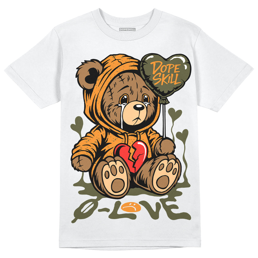 Olive 5s superstreetwear T-Shirt Broken Bear Graphic