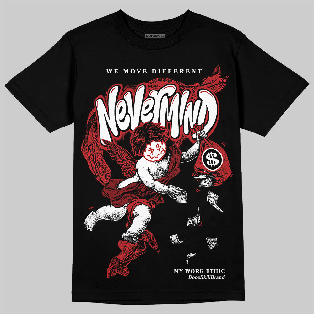 Flu Game 12s superstreetwear T-Shirt Nevermind Graphic
