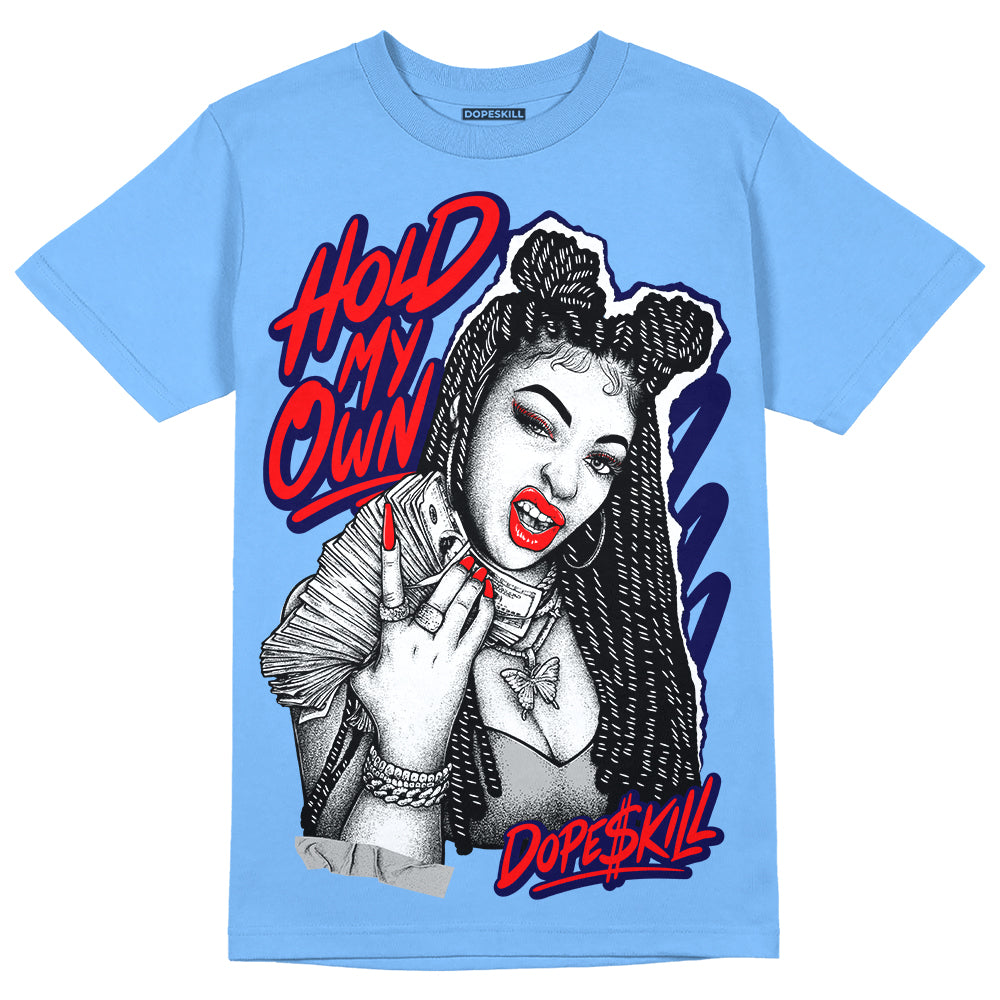 Powder Blue 9s superstreetwear Sky Blue T-shirt New H.M.O Graphic