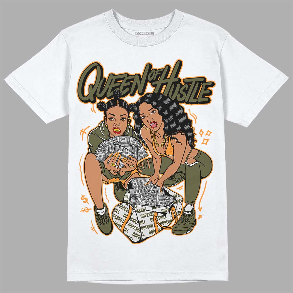 Olive 5s superstreetwear T-Shirt Queen Of Hustle Graphic