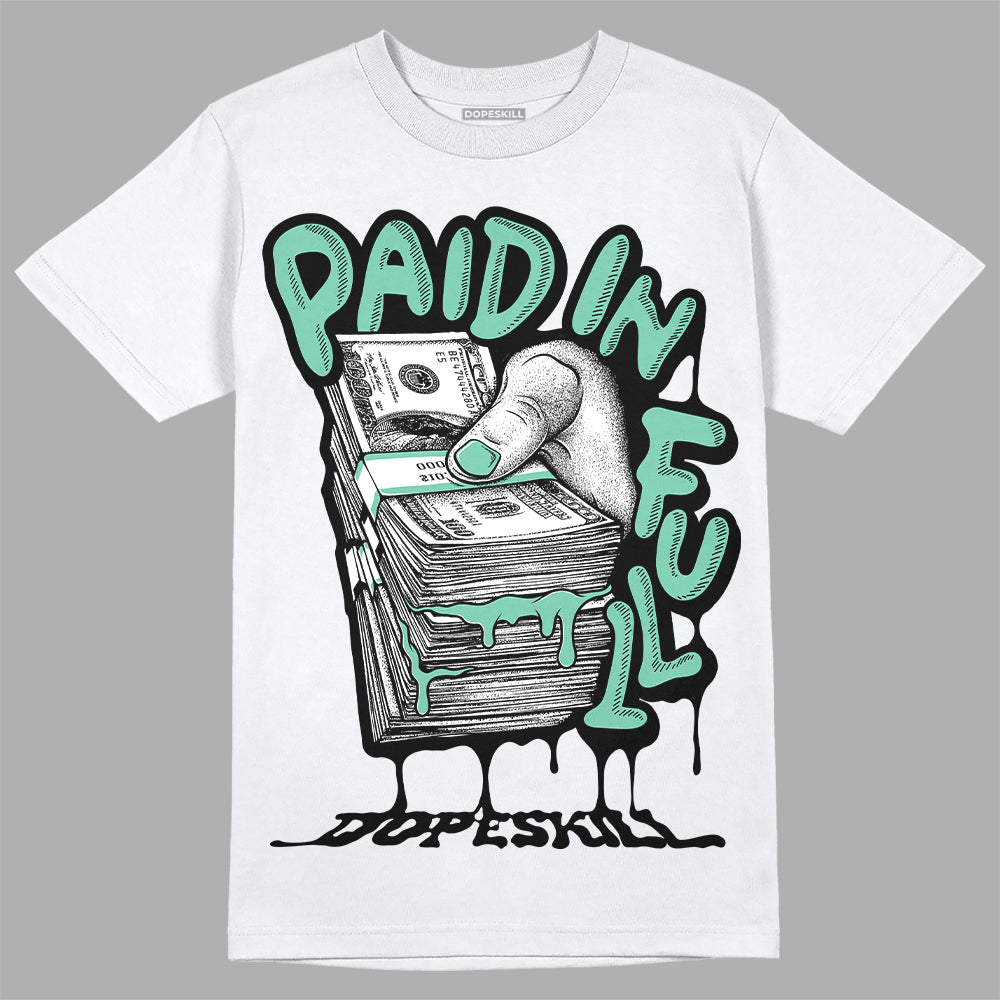Green Glow 3s superstreetwear T-Shirt Paid In Full Graphic