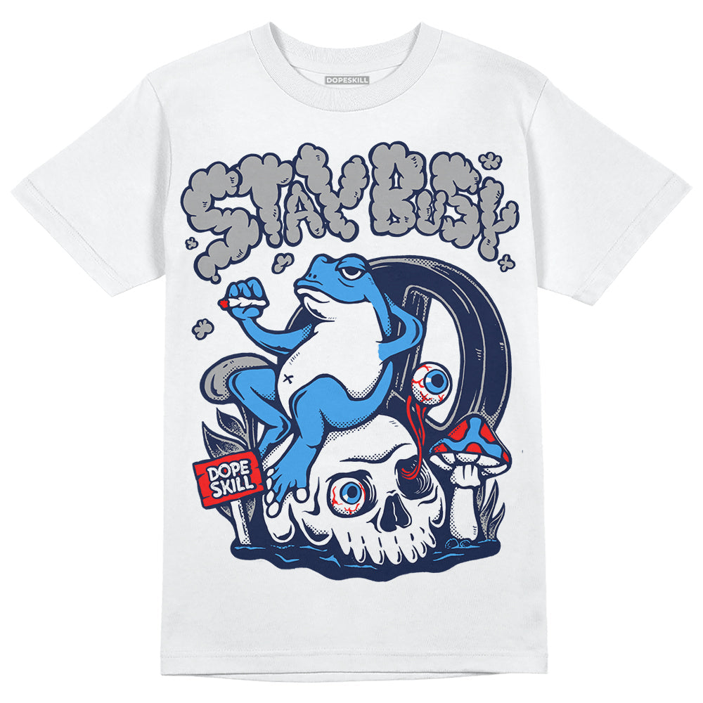 Midnight Navy 3s superstreetwear T-Shirt Stay Busy Graphic