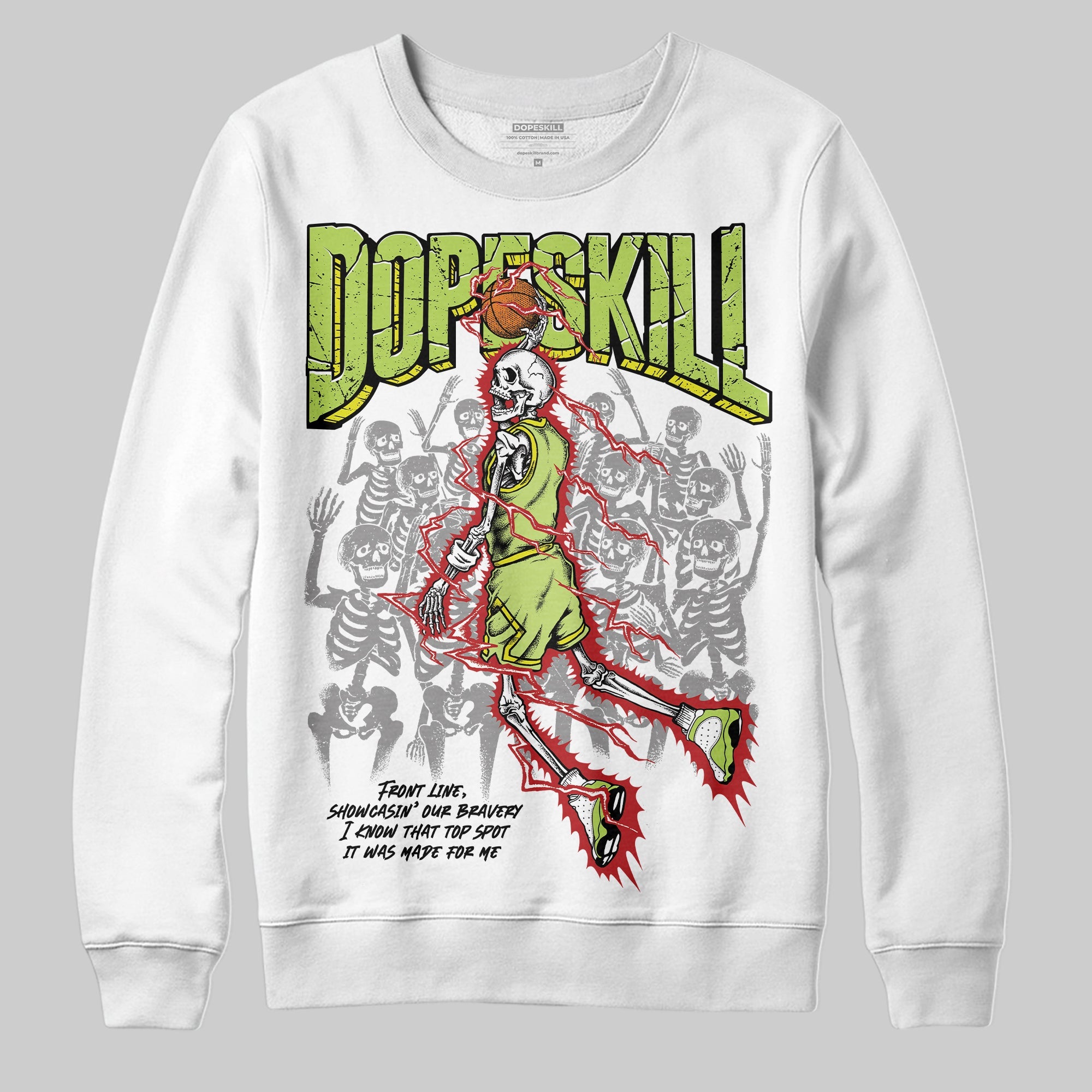 Bright Cactus 13s superstreetwear Sweatshirt The Mouth With No Droughts Graphic