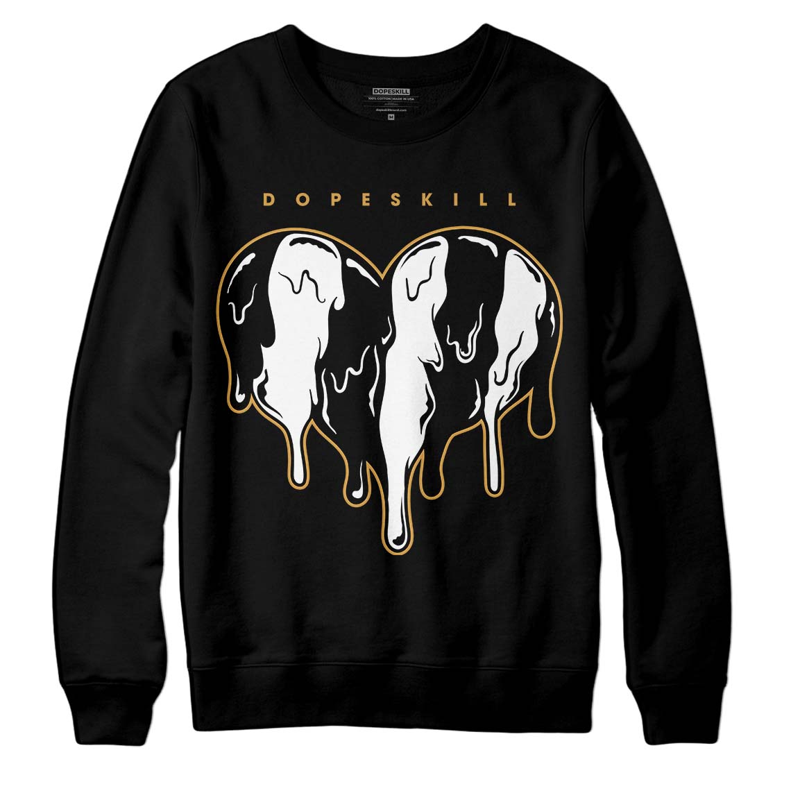 Gratitude 11s superstreetwear Sweatshirt Slime Drip Heart Graphic