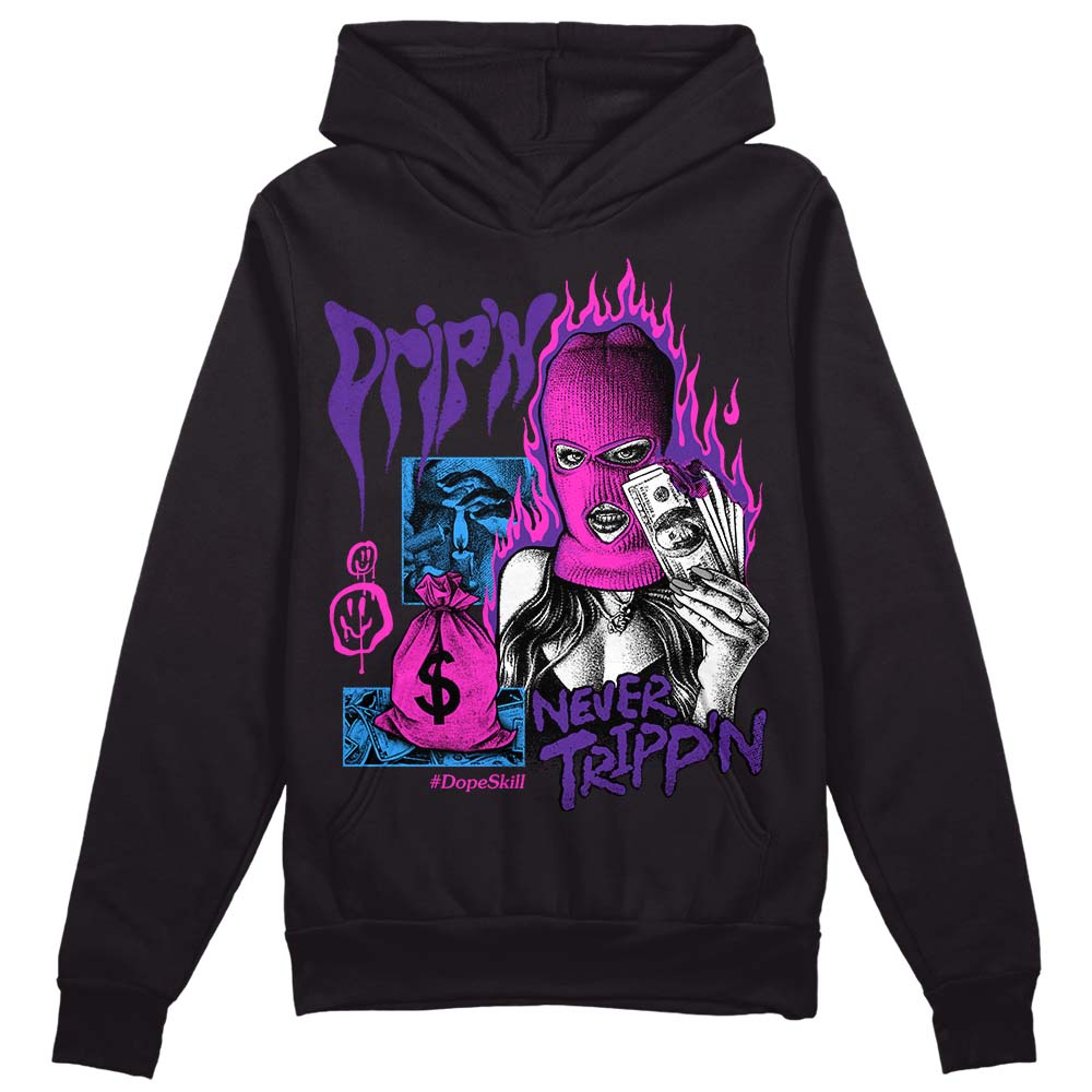 PURPLE Collection superstreetwear Hoodie Sweatshirt Drip'n Never Tripp'n Graphic