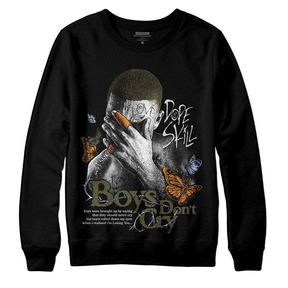 Olive 5s superstreetwear Sweatshirt Boys Don't Cry Graphic
