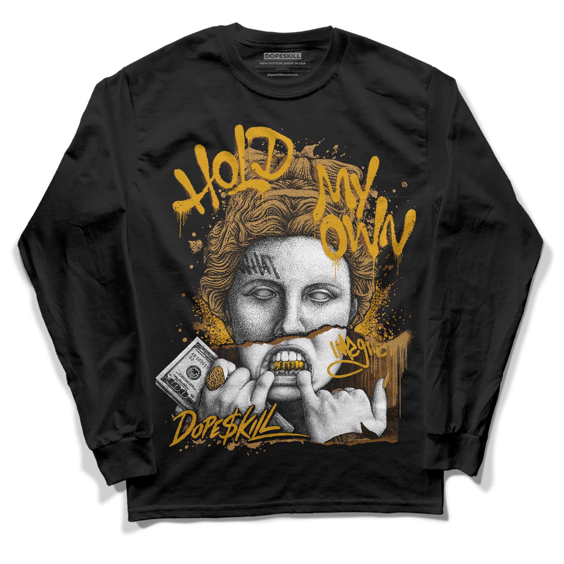 Wheat 13s superstreetwear Long Sleeve T-Shirt Hold My Own Graphic