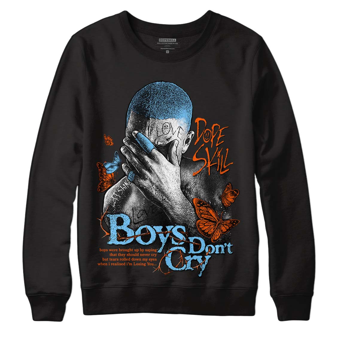 Dunk Low Futura University Blue superstreetwear Sweatshirt Boys Don't Cry Graphic