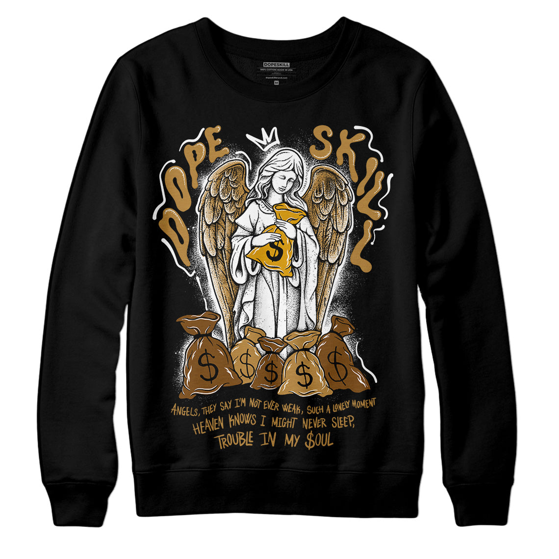 Wheat 13s superstreetwear Sweatshirt Angels Graphic