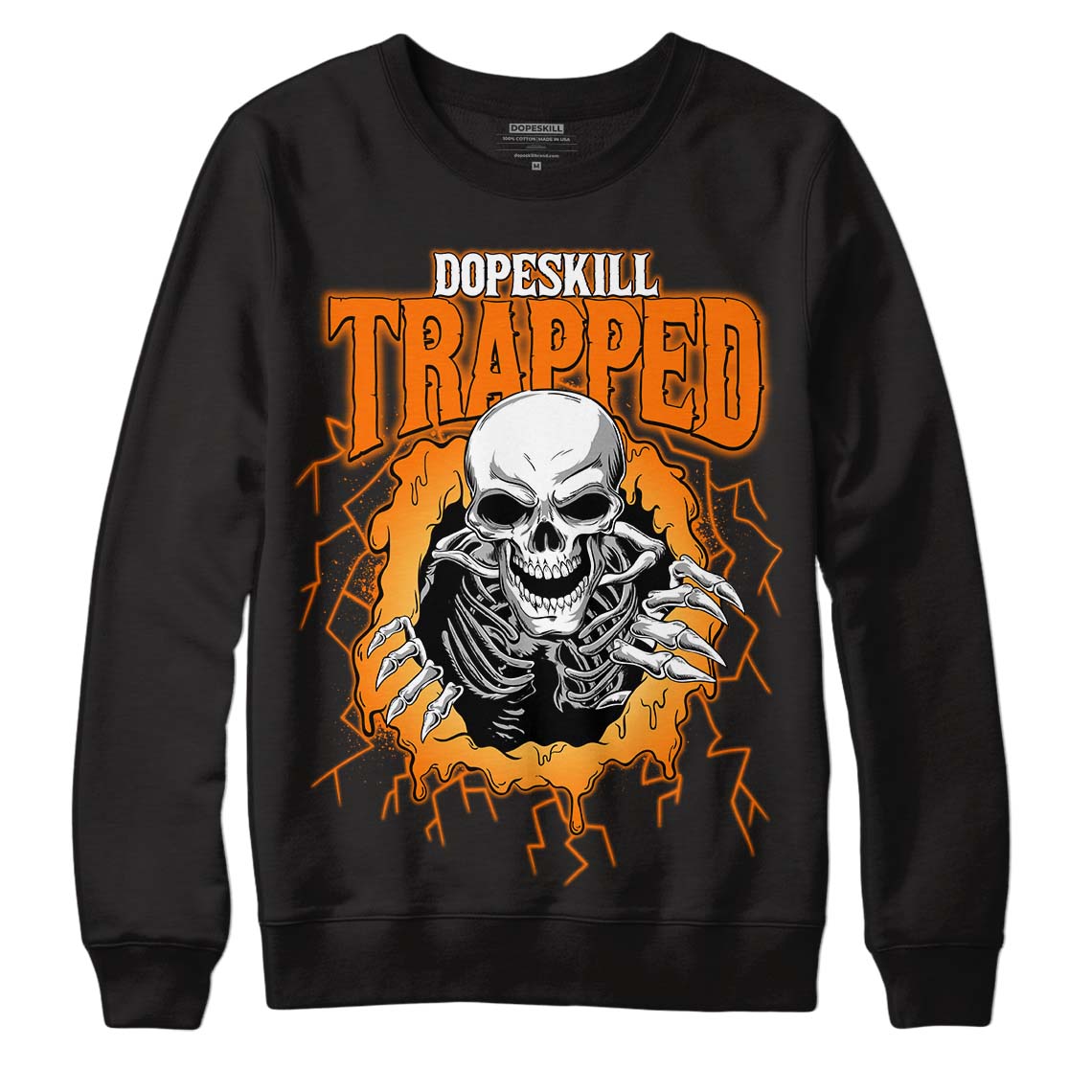 Dunk Low Magma Orange superstreetwear Sweatshirt Trapped Halloween Graphic