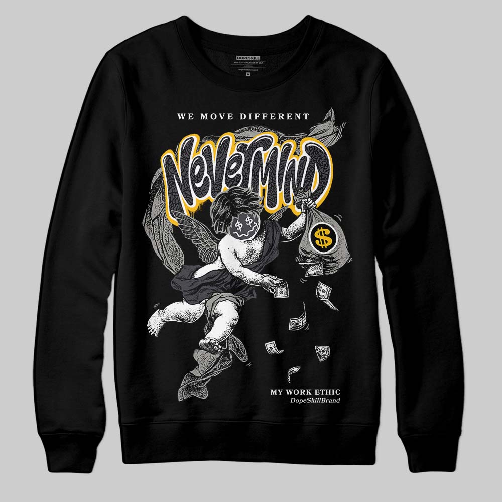 Black Cat 3s superstreetwear Sweatshirt Nevermind Graphic