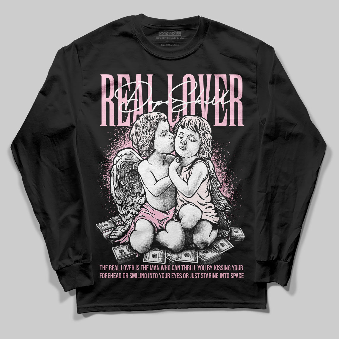 Dunk Low Pink Foam superstreetwear Long Sleeve T-Shirt Real Lover Graphic