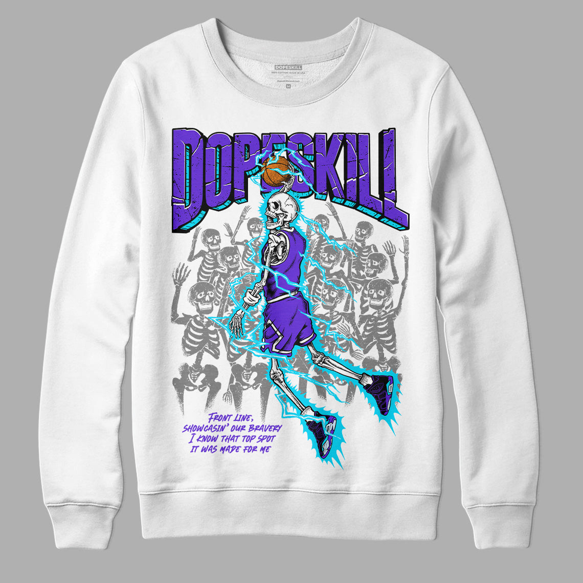 Aqua 6s superstreetwear Sweatshirt Thunder Dunk Graphic