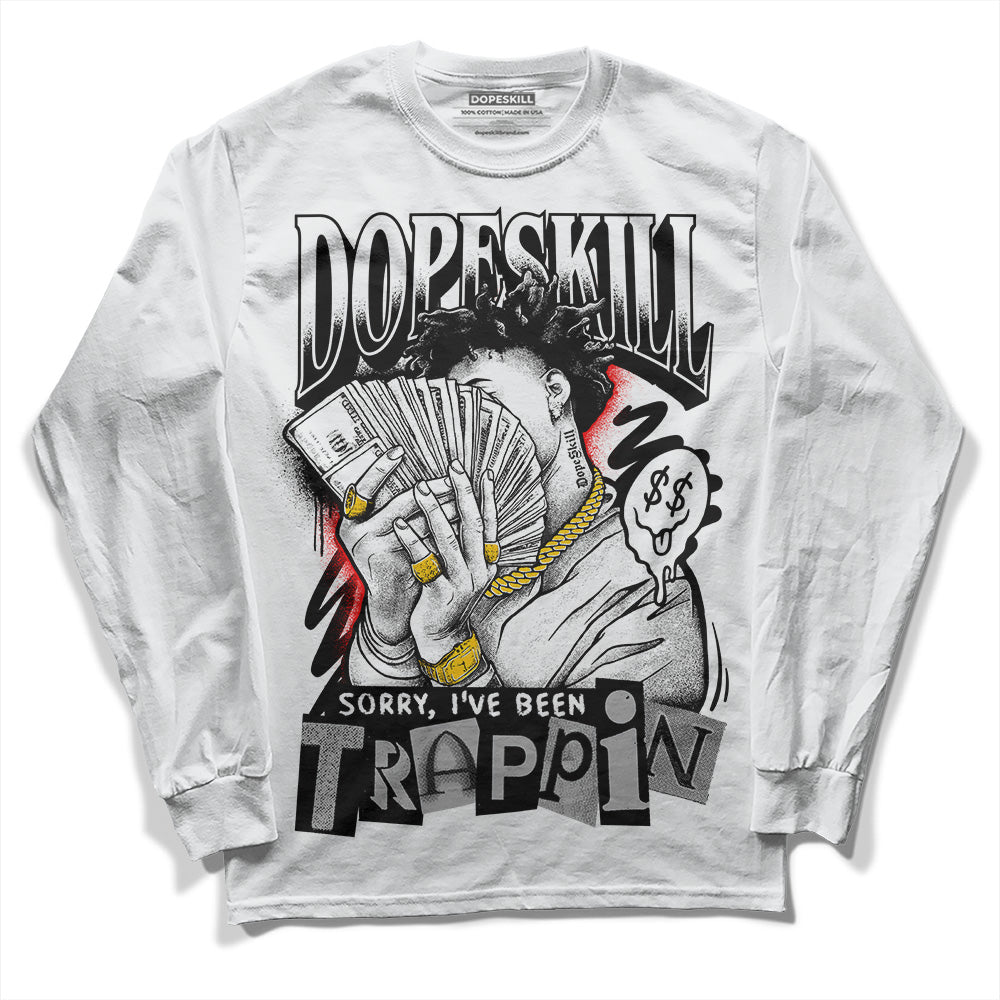 Dunk Low Panda White Black superstreetwear Long Sleeve T-Shirt Sorry I've Been Trappin Graphic