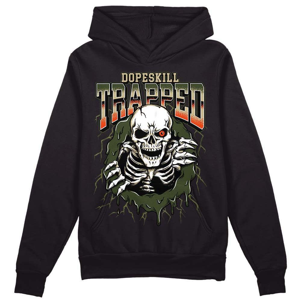 Olive Collection superstreetwear Hoodie Sweatshirt Trapped Halloween Graphic