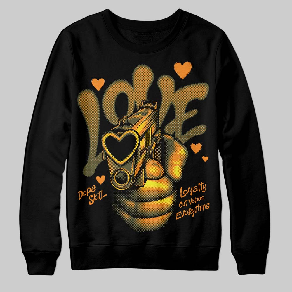 Olive Collection superstreetwear Sweatshirt Love Shot Graphic