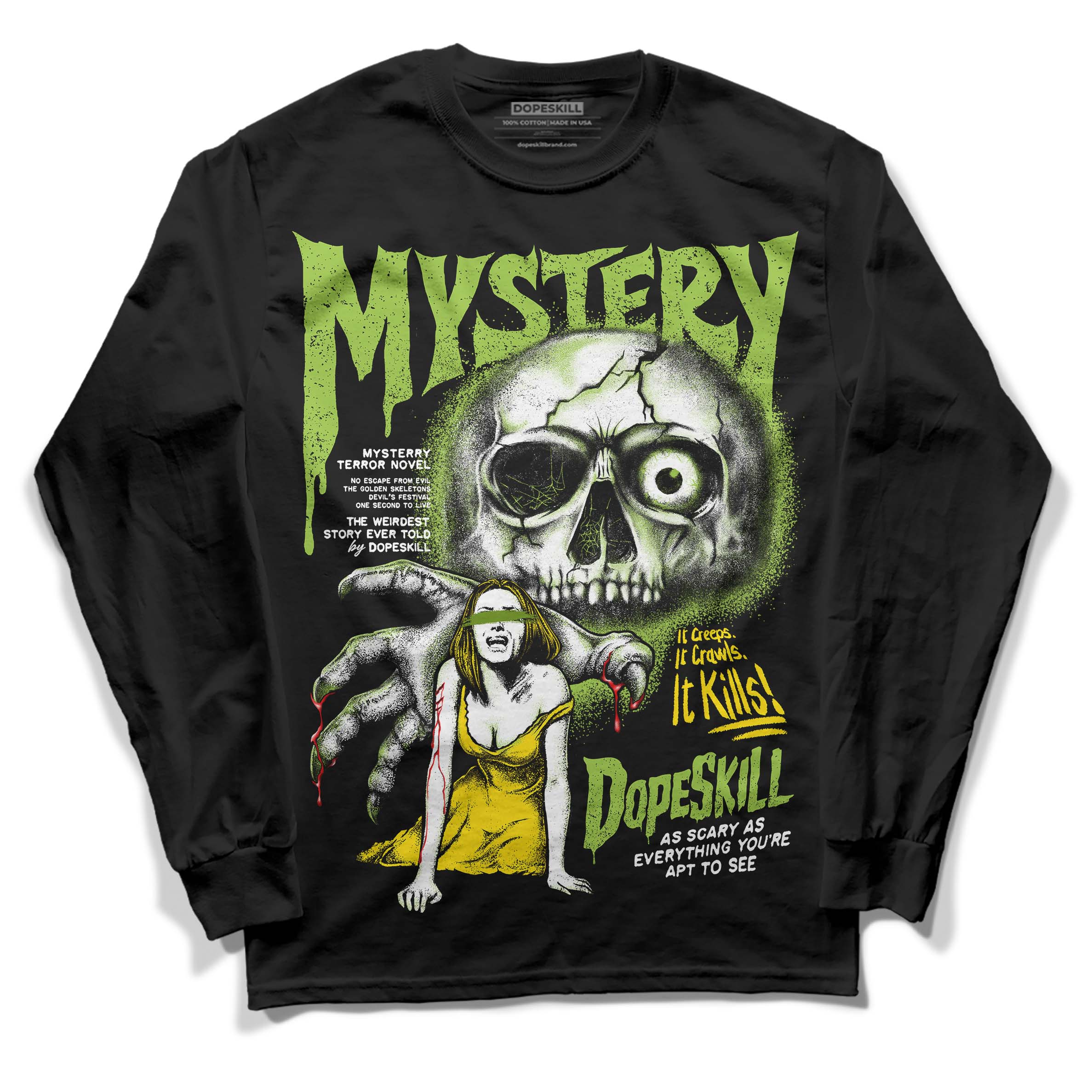 Dunk Low 'Chlorophyll' superstreetwear Long Sleeve T-Shirt Mystery Ghostly Grasp Graphic