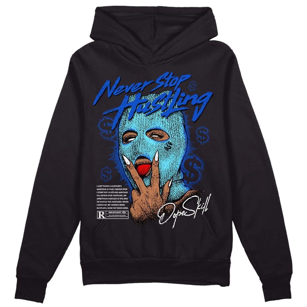 SB Dunk Argon superstreetwear Hoodie Sweatshirt Never Stop Hustling Graphic