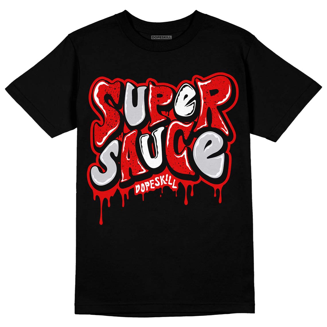 Red Cement 4S superstreetwear T-Shirt Super Sauce Graphic