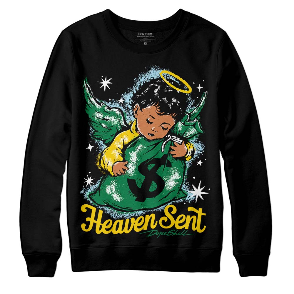 Lucky Green 5s superstreetwear Sweatshirt Heaven Sent Graphic