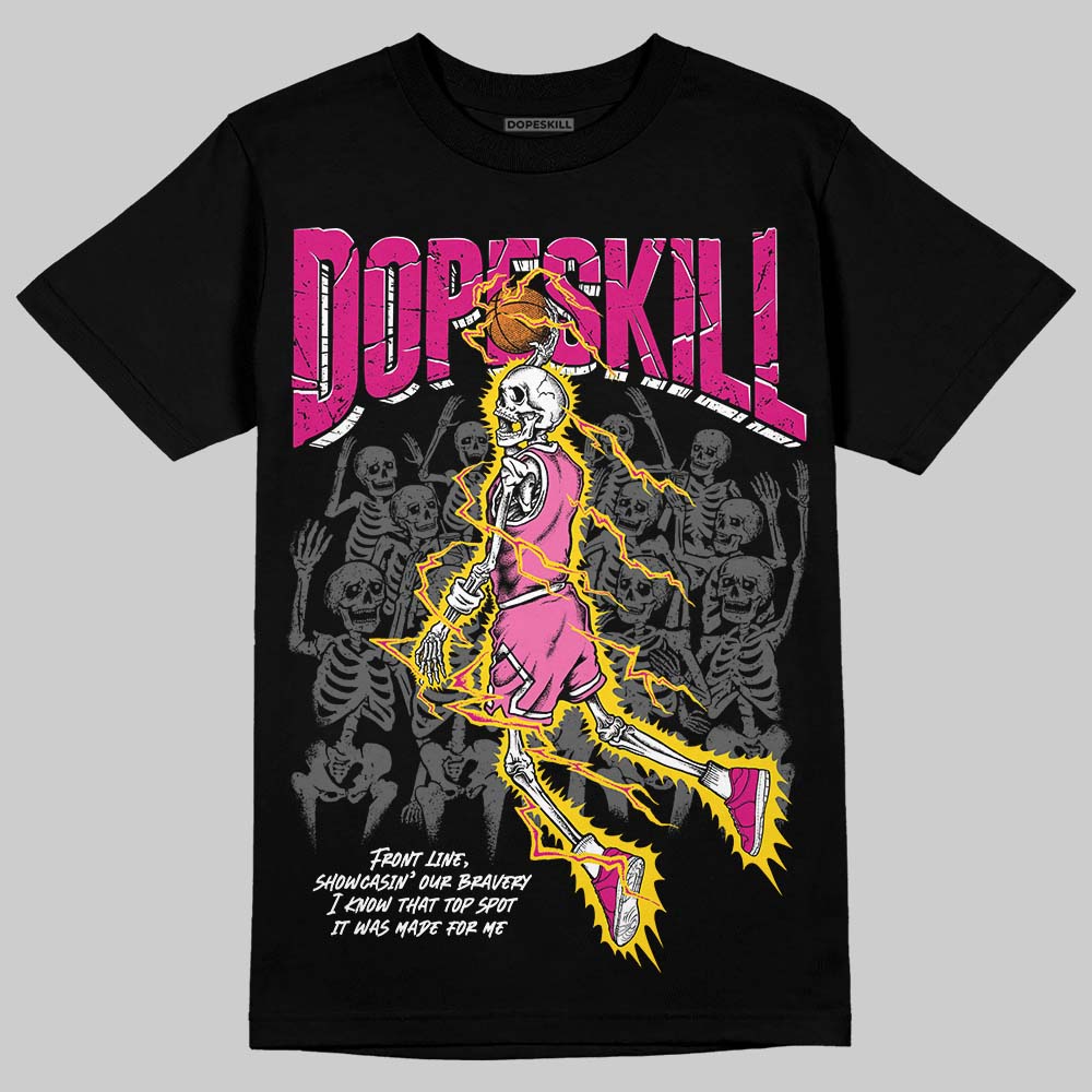 Rick RO Pink Leather Sneakers superstreetwear T-Shirt Thunder Dunk Graphic