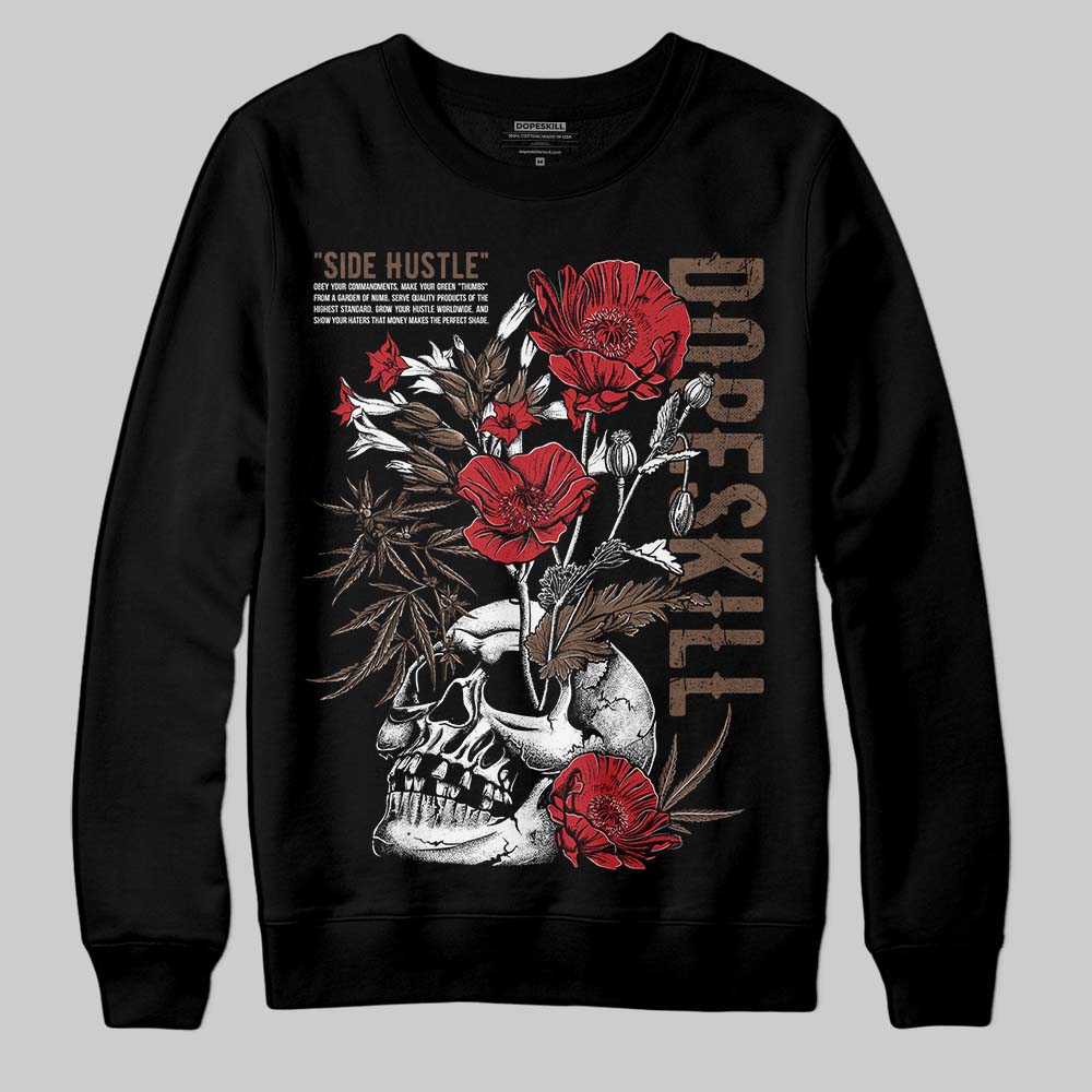 Olive 9s superstreetwear Sweatshirt Side Hustle Graphic