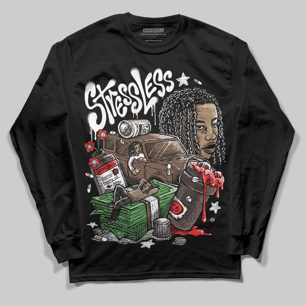 Baroque Brown 12s superstreetwear Long Sleeve T-Shirt Stressless Graphic