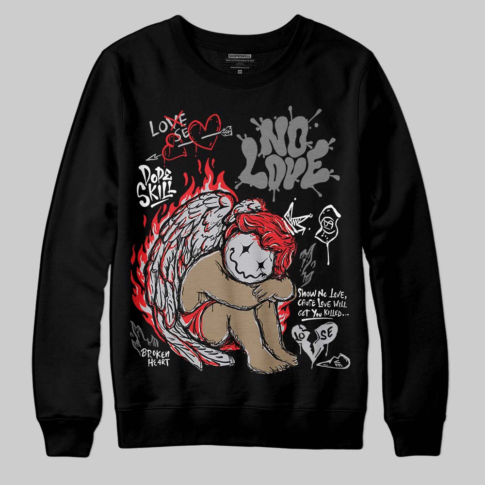 Grey Collection superstreetwear Sweatshirt No Love Graphic