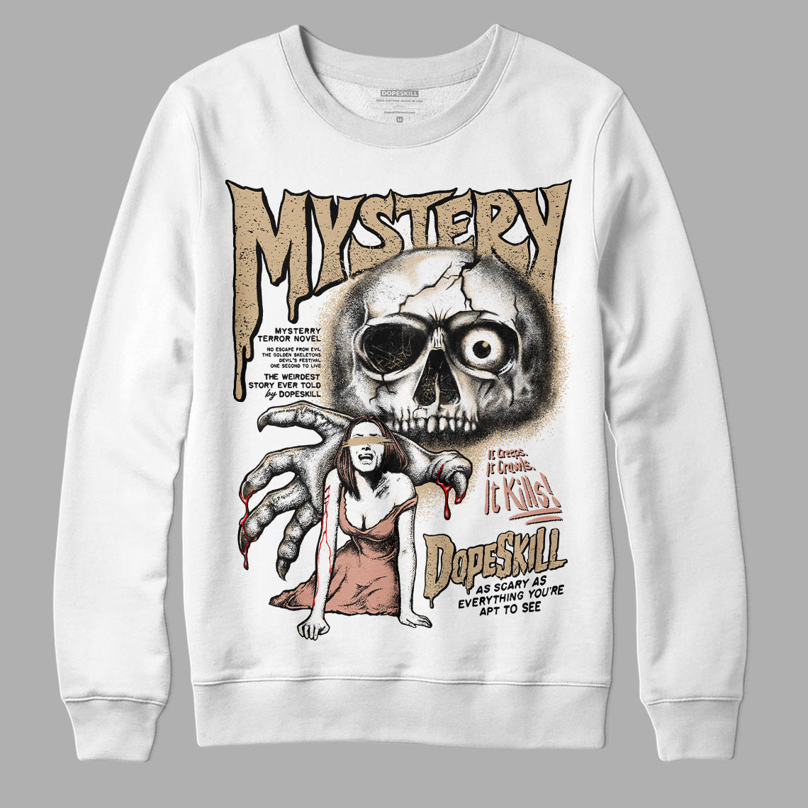 TAN Collection superstreetwear Sweatshirt Mystery Ghostly Grasp Graphic