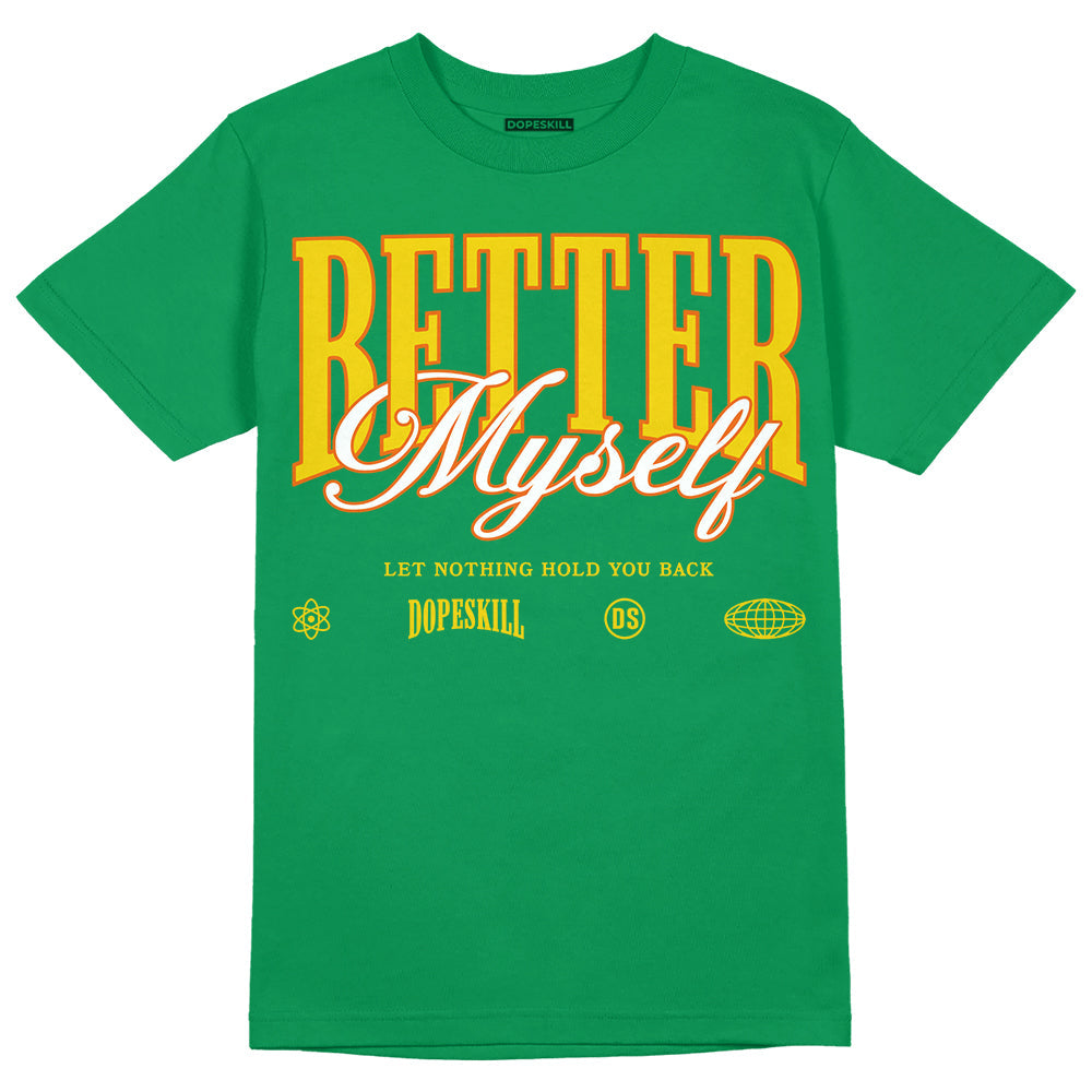 Green Collection superstreetwear Green T-shirt Better Myself Graphic