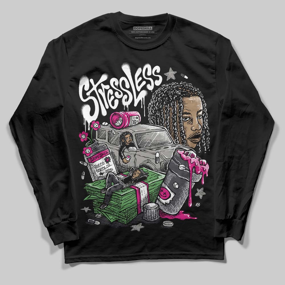 Black Cat 3s superstreetwear Long Sleeve T-Shirt Stressless Graphic