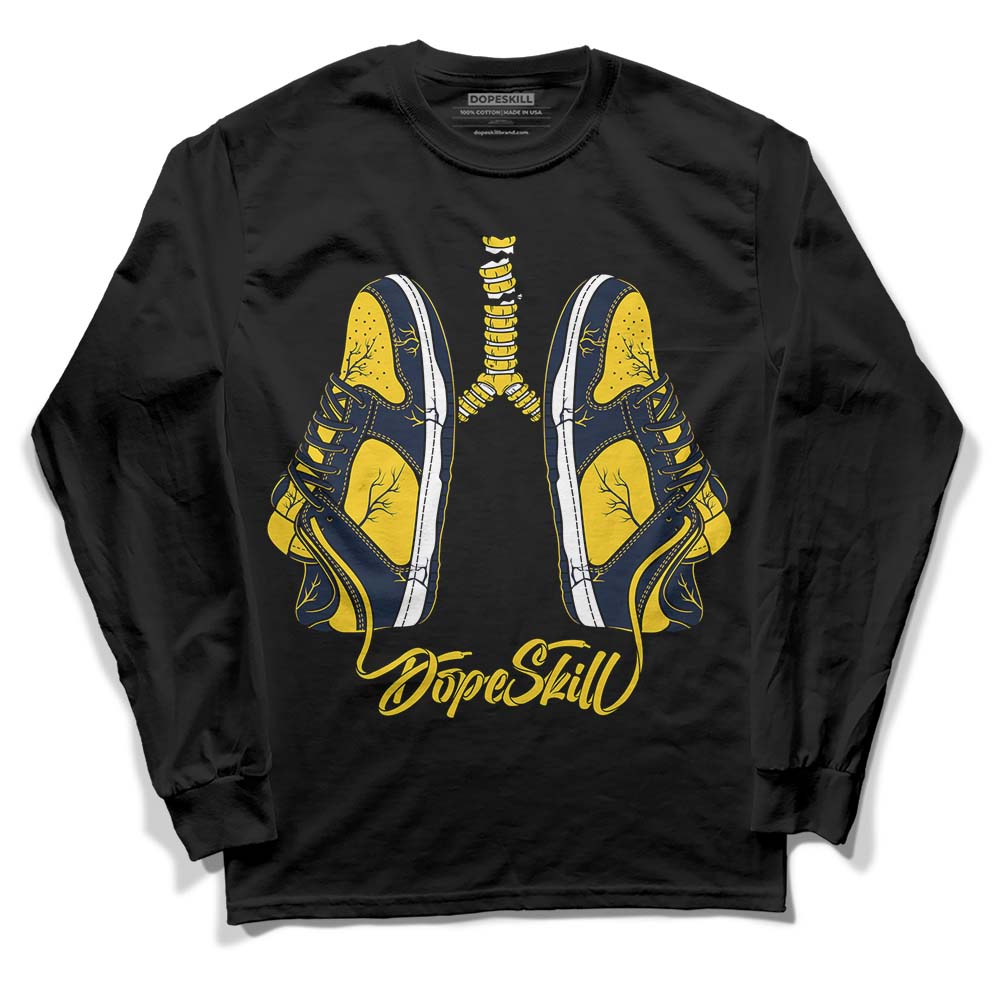 Michigan Dunks superstreetwear Long Sleeve T-Shirt Breathe Graphic