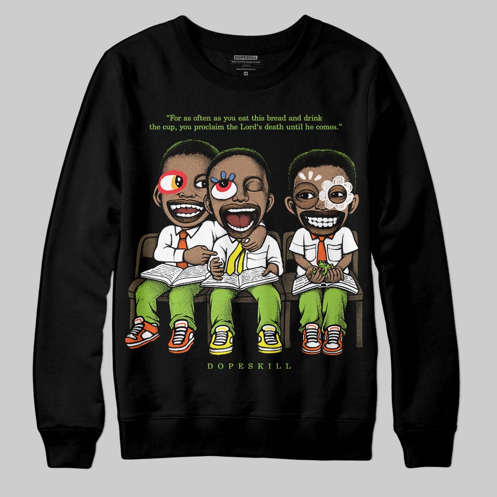 Neon Green Collection superstreetwear Sweatshirt First Sunday Graphic