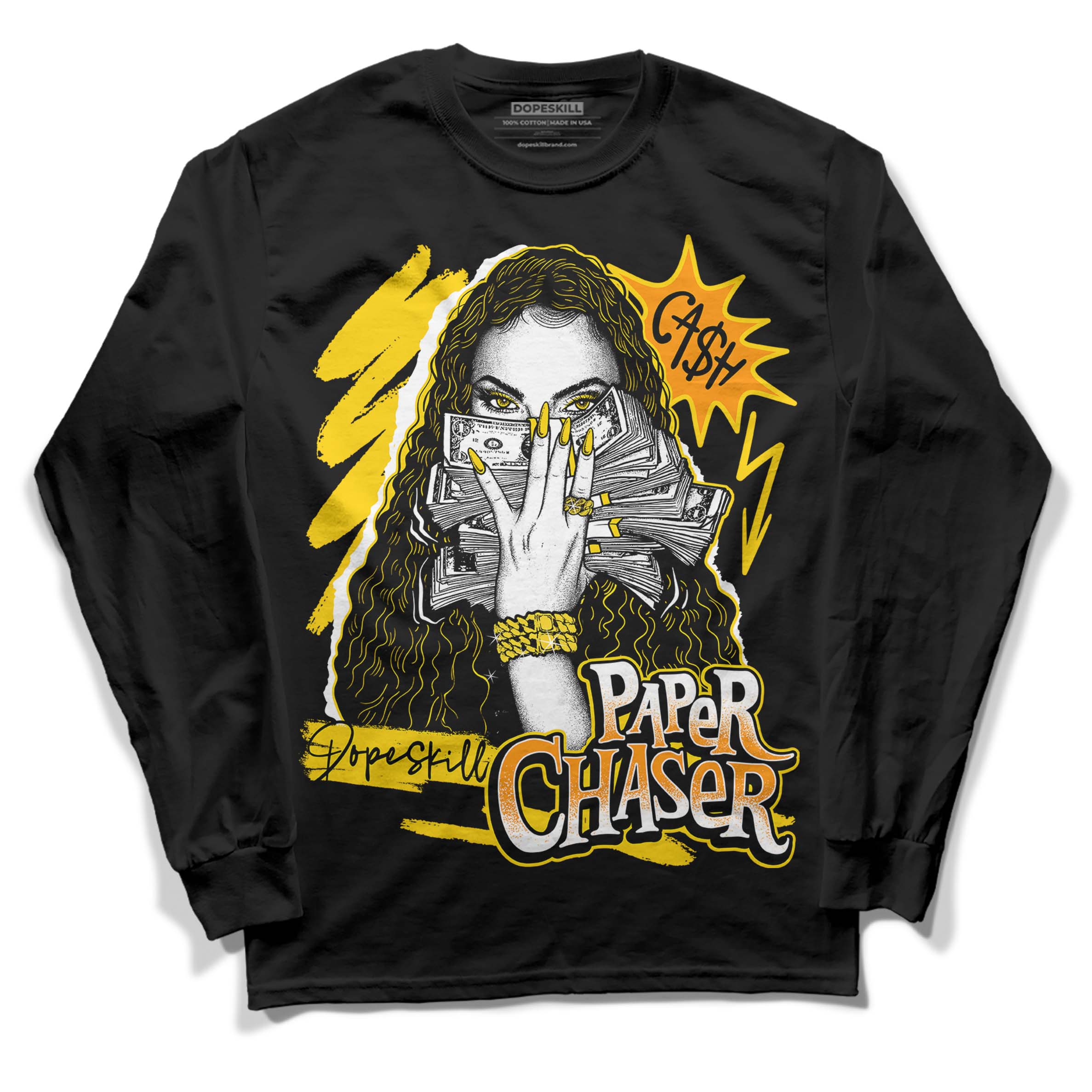 Yellow Ochre 6s superstreetwear Long Sleeve T-Shirt NPC Graphic