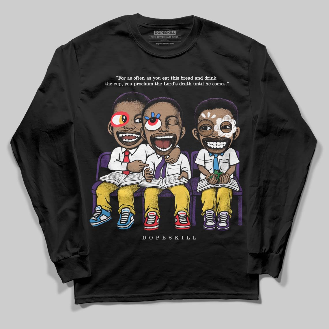 Field Purple 12s superstreetwear Long Sleeve T-Shirt First Sunday Graphic