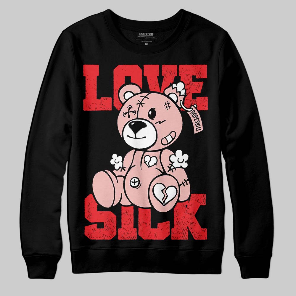 Red Collection superstreetwear Sweatshirt Love Sick Graphic