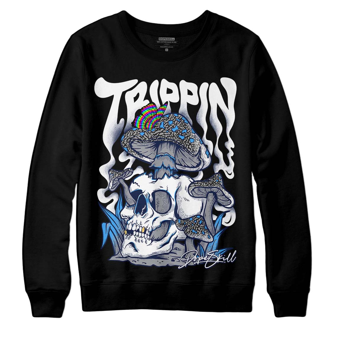 Midnight Navy 3s superstreetwear Sweatshirt Trippin Graphic