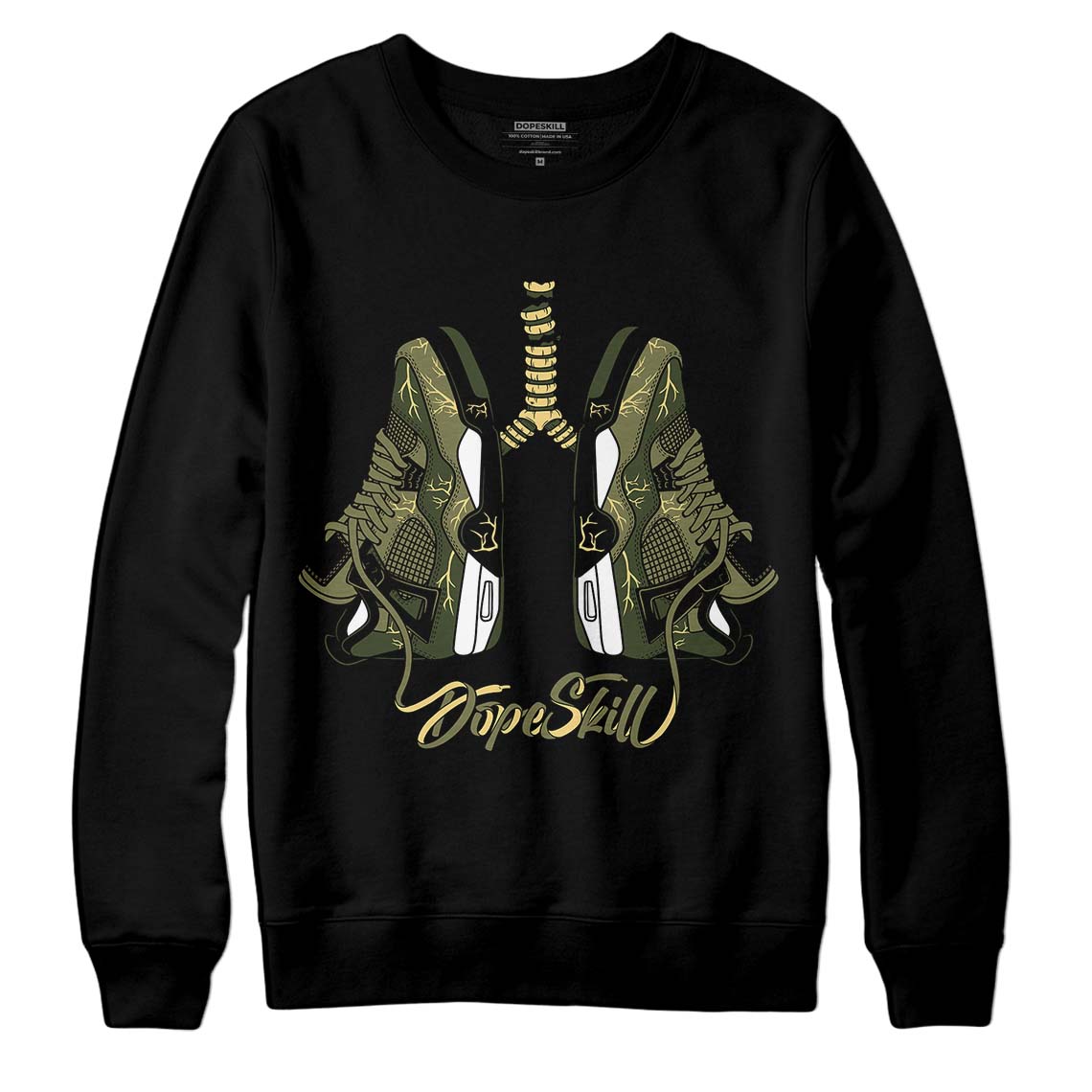 Craft Olive 4s superstreetwear Sweatshirt Breathe Graphic