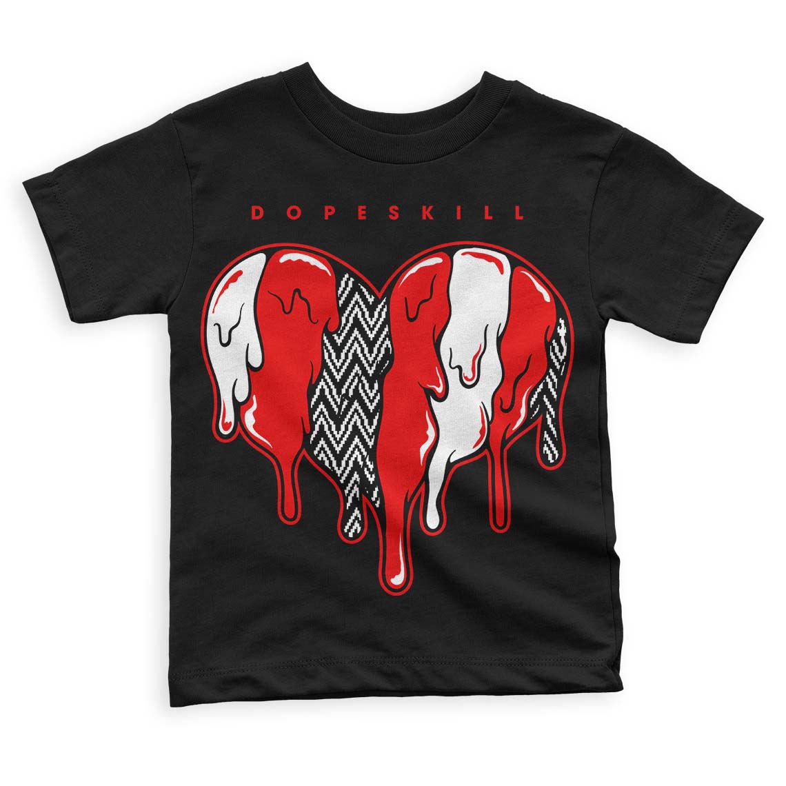 Cherry 12s superstreetwear Toddler Kids T-shirt Slime Drip Heart Graphic