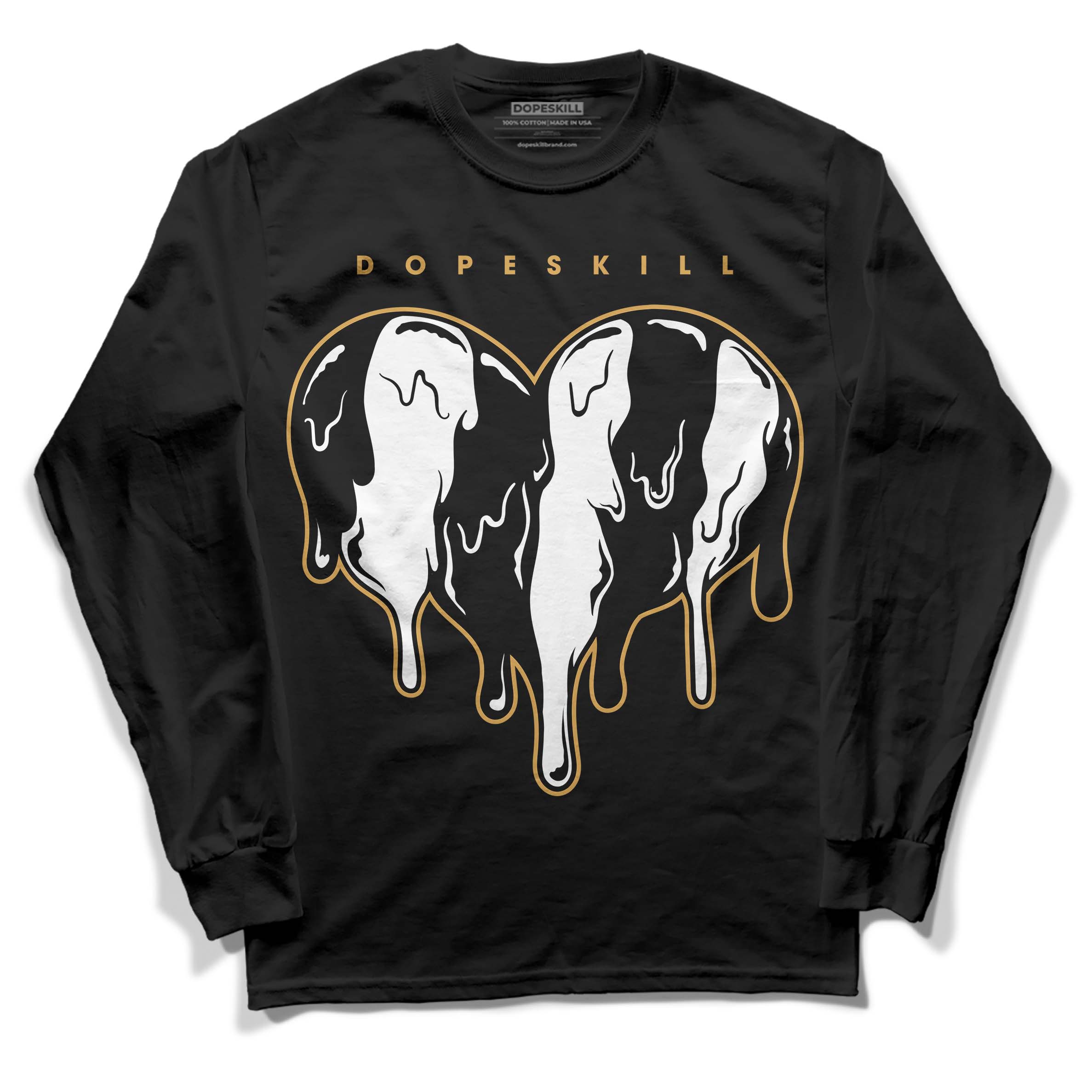 Gratitude 11s superstreetwear Long Sleeve T-Shirt Slime Drip Heart Graphic