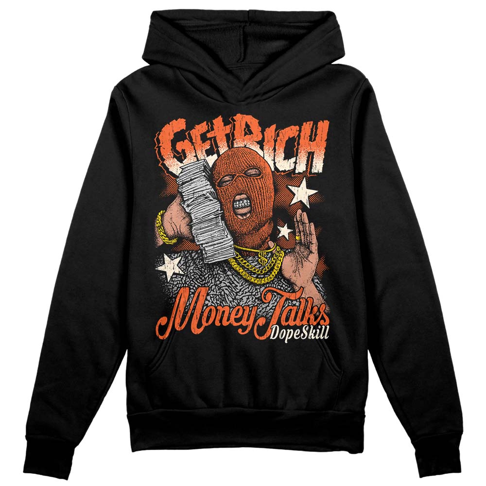 Georgia Peach 3s superstreetwear Hoodie Sweatshirt Get Rich Graphic