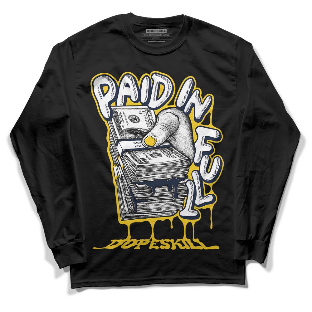 Michigan Dunks superstreetwear Long Sleeve T-Shirt Paid In Full Graphic