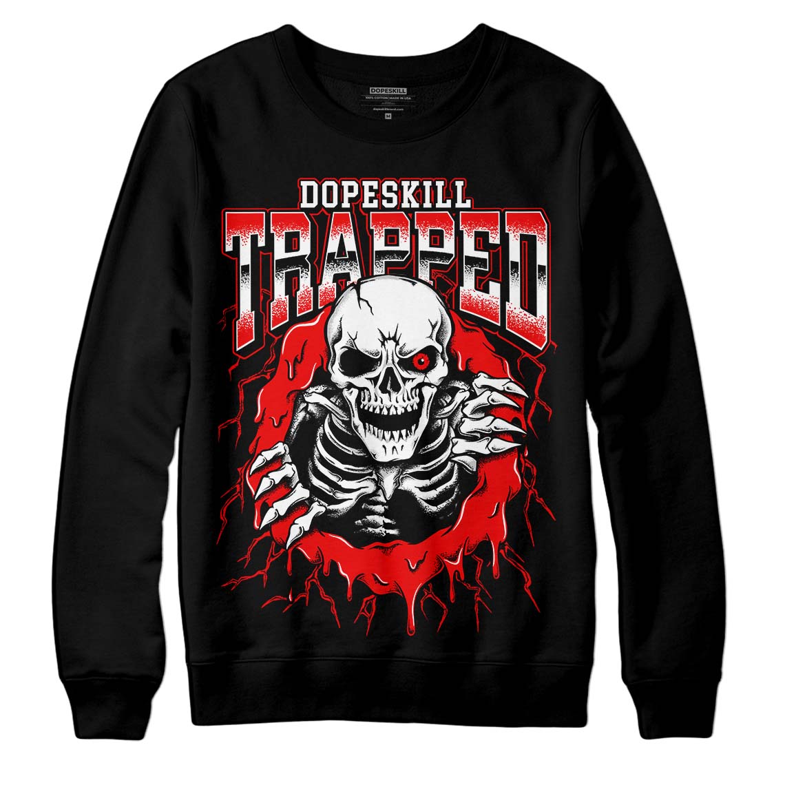 Cherry 12s superstreetwear Sweatshirt Trapped Halloween Graphic
