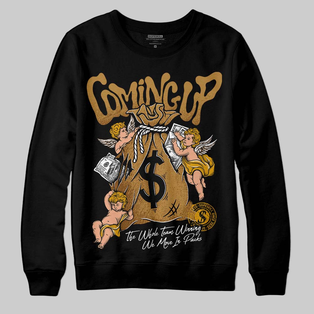 Wheat 13s superstreetwear Sweatshirt Money Bag Coming Up Graphic