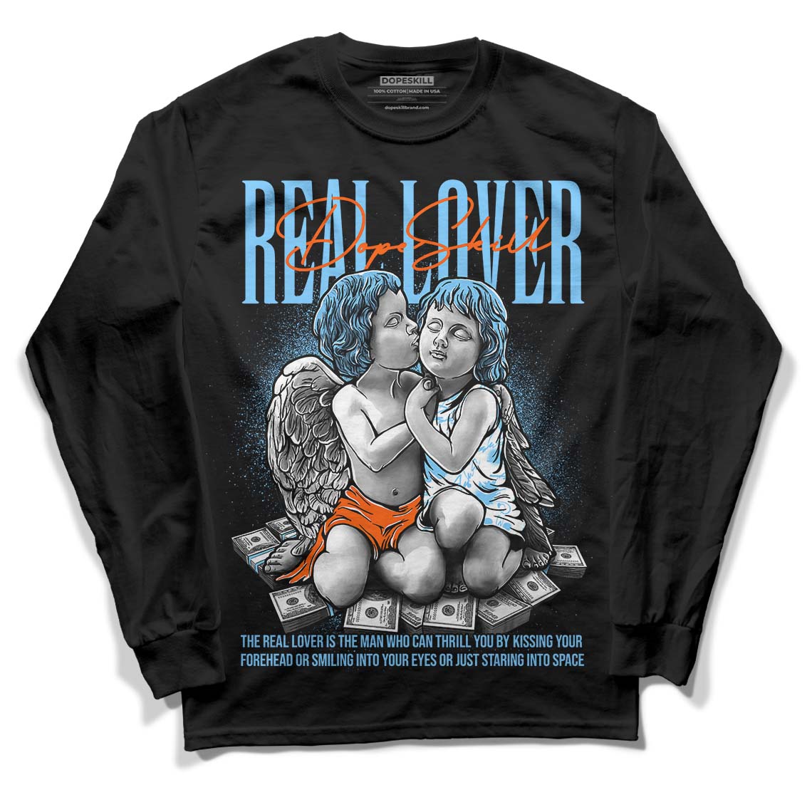 Dunk Low Futura University Blue superstreetwear Long Sleeve T-Shirt Real Lover Graphic