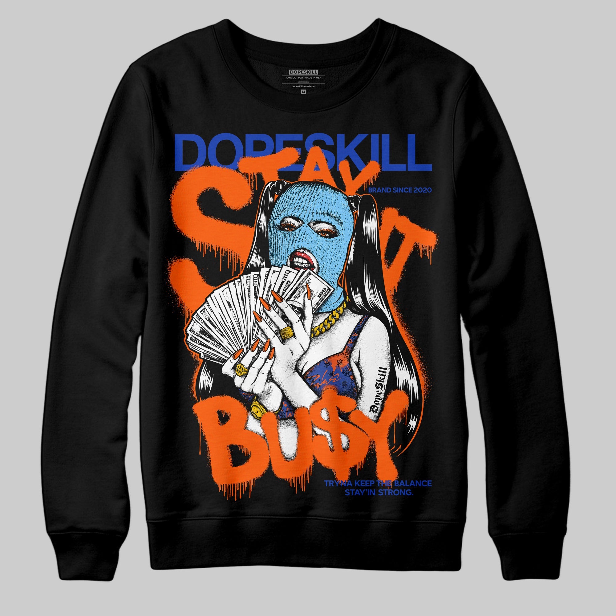 Dunk Low Futura Orange Blaze superstreetwear Sweatshirt Stay It Busy Graphic
