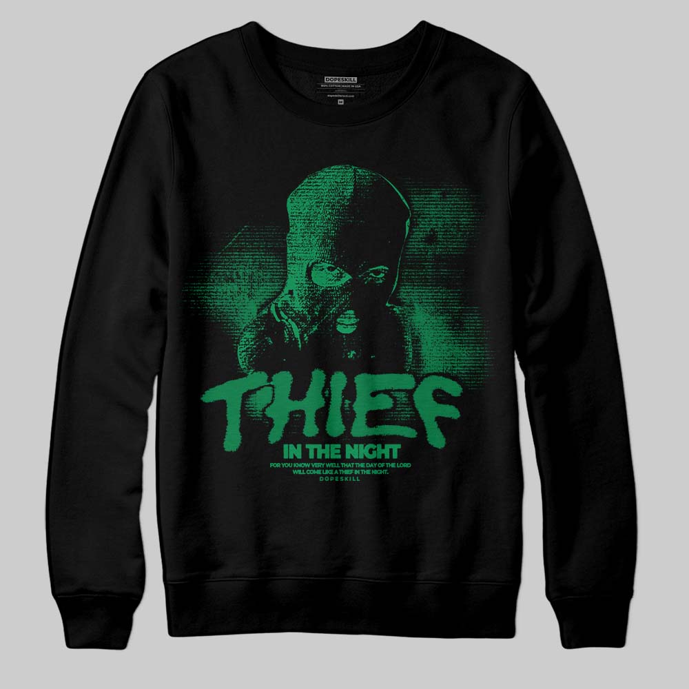 Green Collection superstreetwear Sweatshirt Thief In The Night Graphic