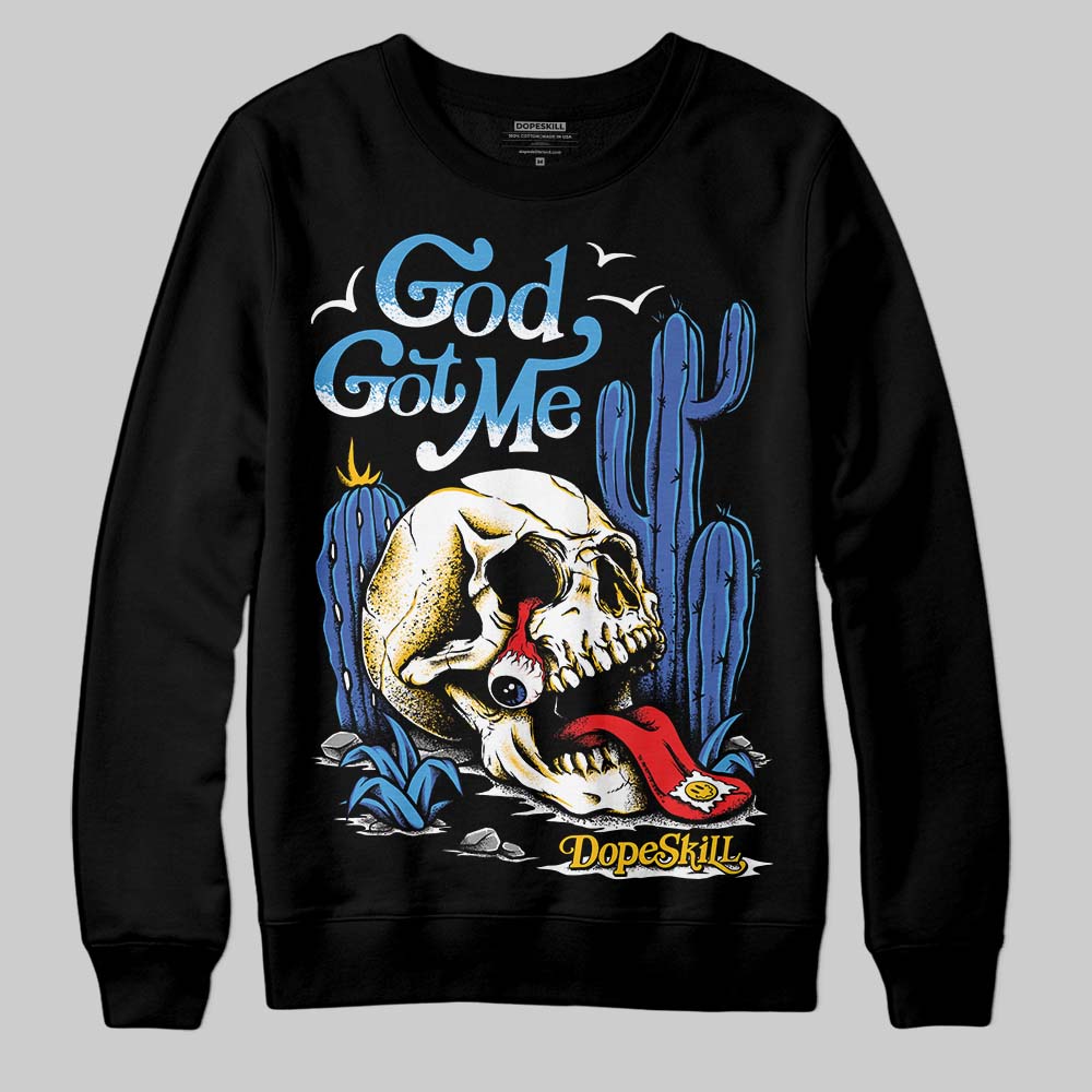 Royal Blue Collection superstreetwear Sweatshirt God Got Me Graphic