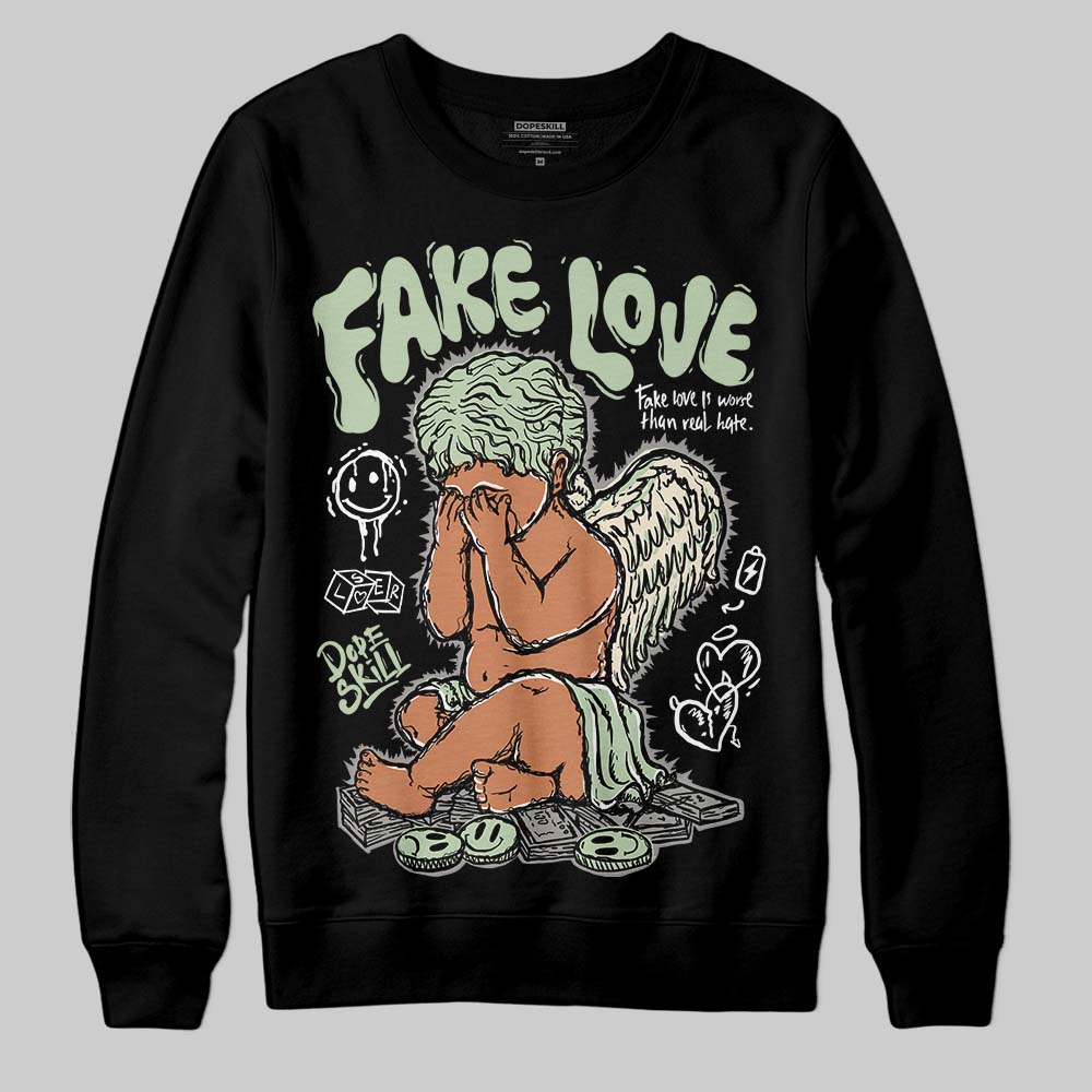 Seafoam 4s 2025 superstreetwear Sweatshirt False Love Graphic